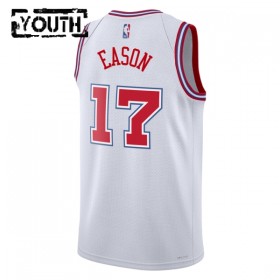 Dres Houston Rockets Tari Eason Nike 2025-26 City Edition Bijela Swingman - Dječji